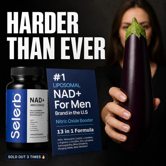 Selerb | NAD+ Supplement for Men - 60 Capsules