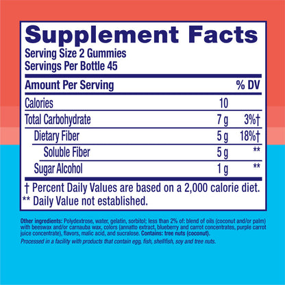 Fiber Well Sugar Free Gummy Vitamin, 90 Gummies