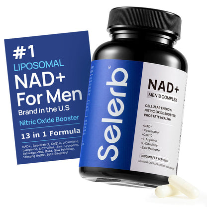 Selerb | Suplemento de NAD+ para Hombres - 60 Cápsulas